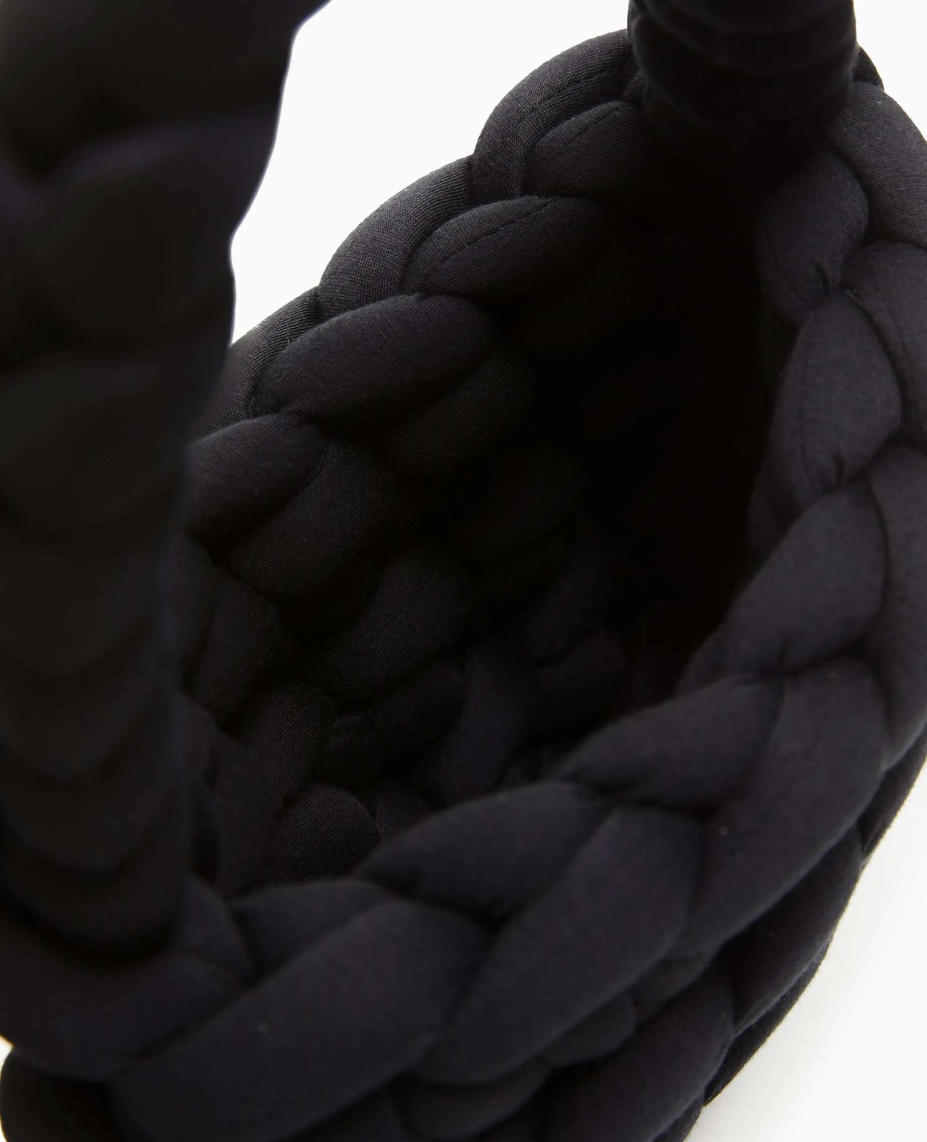 Sac En Grosse Maille Tressée - Noir