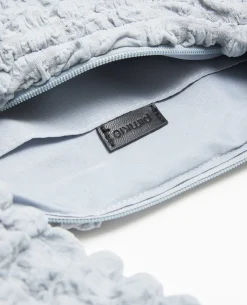 Sac Forme Lune En Tissu Reliéfé - Gris