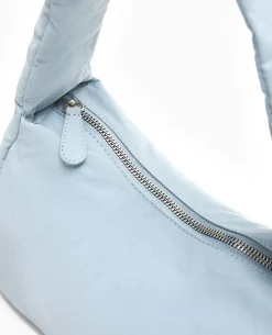 Sac Porté épaule En Nylon Rembourré - Bleu
