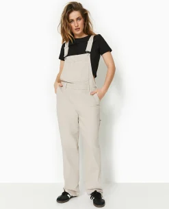 Salopette En Jean Souple - Beige