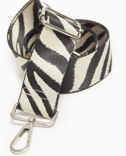 Sangle De Sac Amovible Motif Zè;bre - Noir