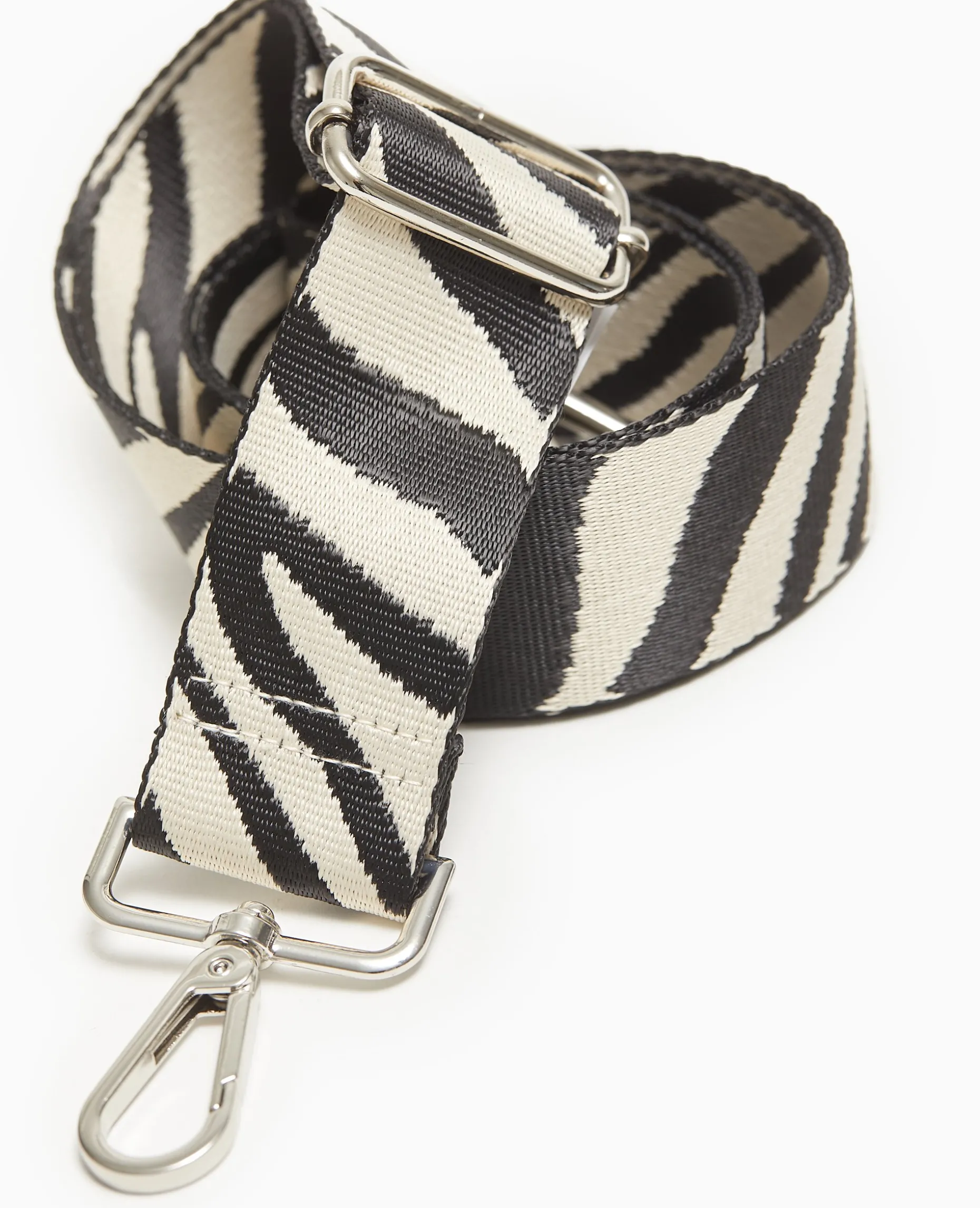 Sangle De Sac Amovible Motif Zè;bre - Noir
