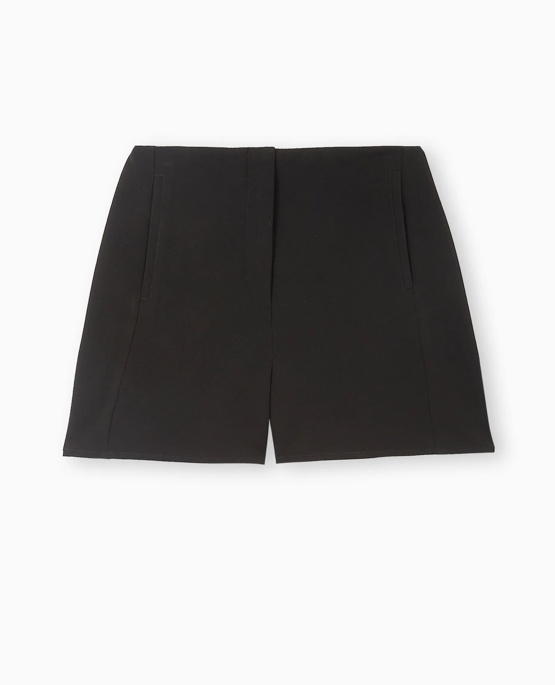 Short City Taille Haute - Noir