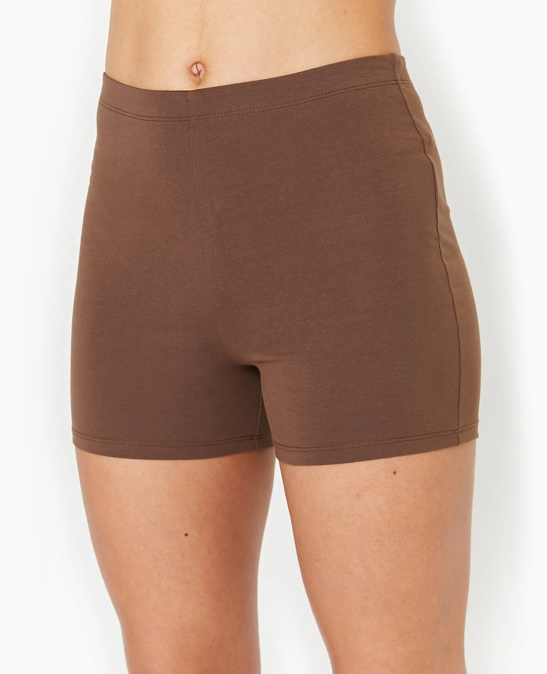 Short Cycliste Court - Marron