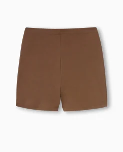 Short Cycliste Court - Marron