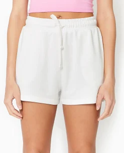 Short En Molleton - Blanc
