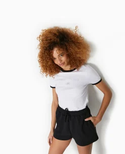 Short En Molleton - Noir