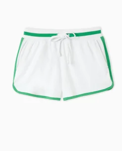 Short En Tissu éponge - Blanc