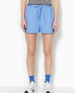 Short Taille élastiquée Façon Pyjama D'homme - Bleu