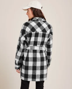 Surchemise Avec Ceinture à Nouer - Noir