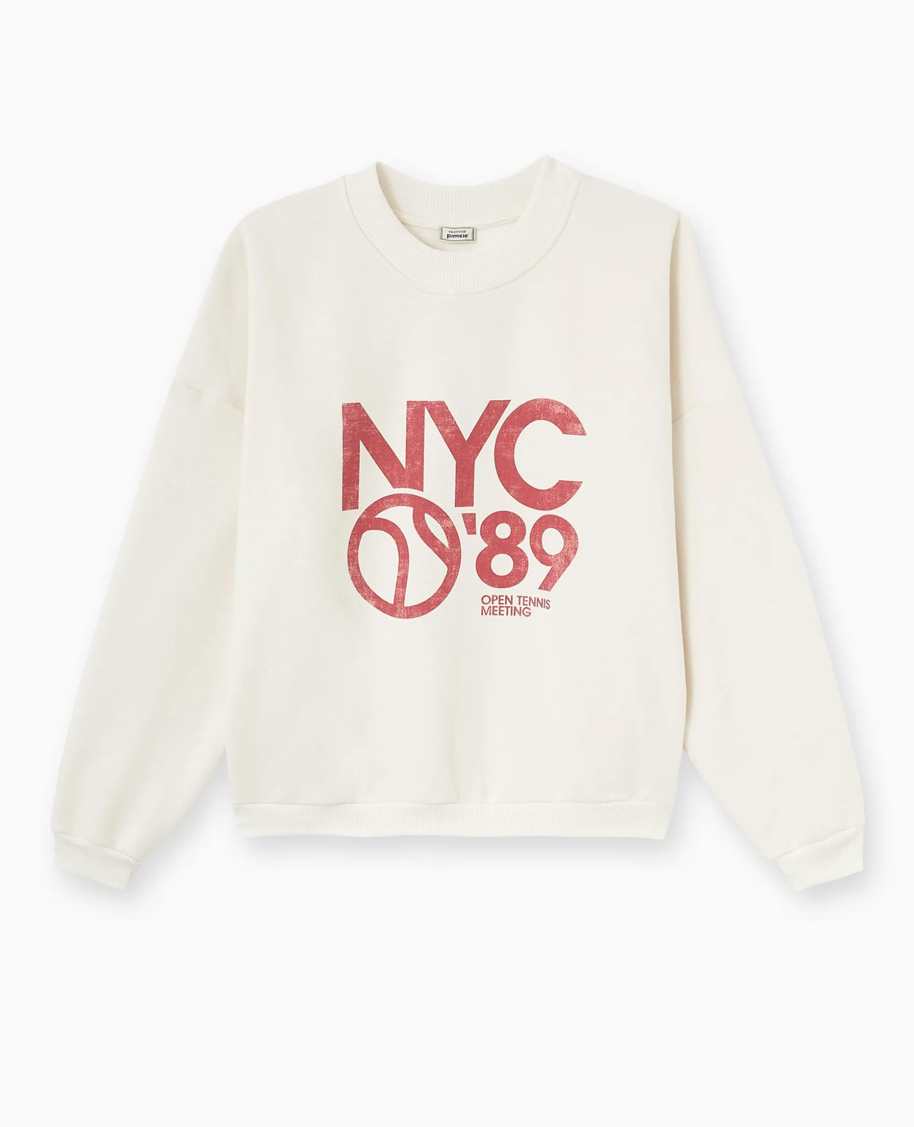 Sweat Avec Print - Blanc