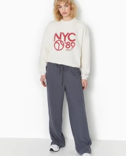 Sweat Avec Print - Blanc