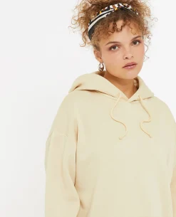 Sweat Capuche Oversize - Beige