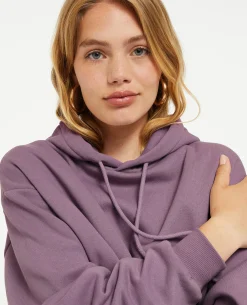 Sweat Capuche Oversize - Lilas