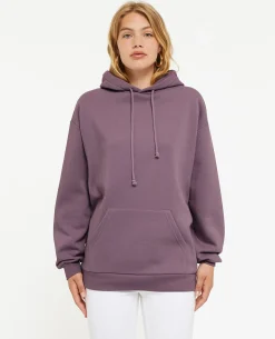Sweat Capuche Oversize - Lilas