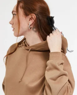 Sweat Capuche Oversize - Taupe