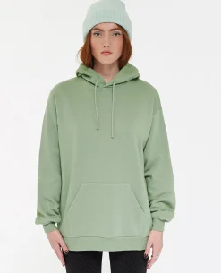 Sweat Capuche Oversize - Vert
