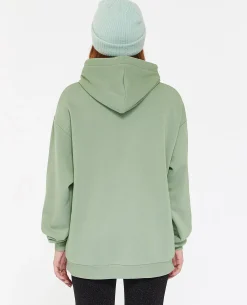 Sweat Capuche Oversize - Vert