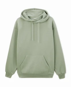 Sweat Capuche Oversize - Vert