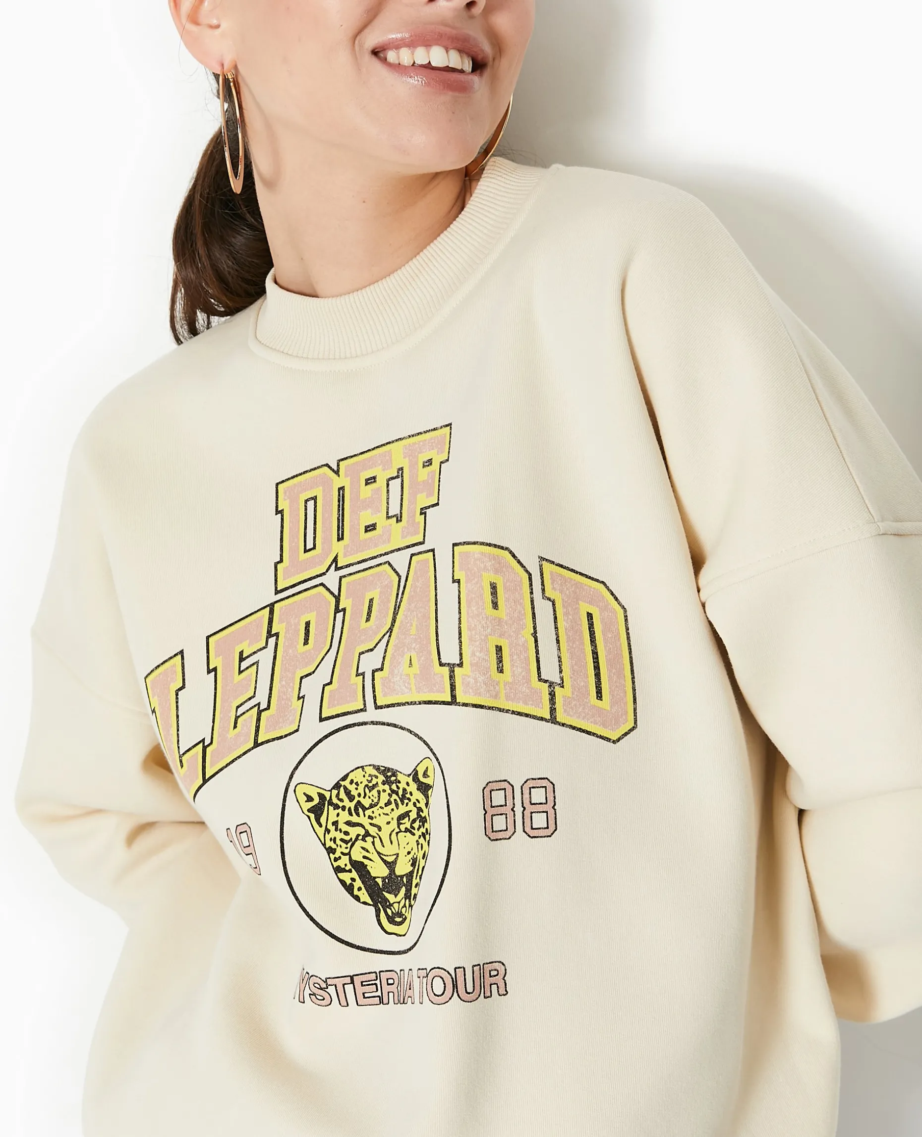 Sweat Col Rond AALIYAH - Beige