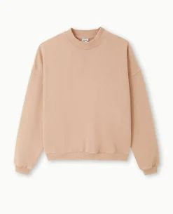 Sweat Col Rond Avec Effet Délavé - Taupe