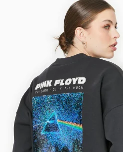 Sweat Col Rond PINK FLOYD - Gris Foncé