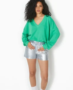 Sweat Grand Col V - Vert