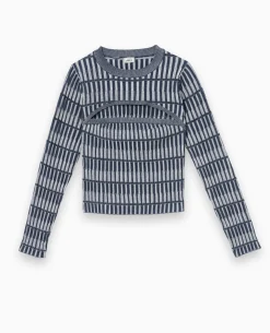 Top 2 En 1 Bustier Et Manches - Bleu