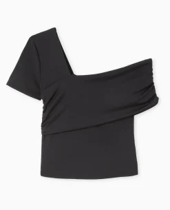 Top Asymétrique One Shoulder - Noir