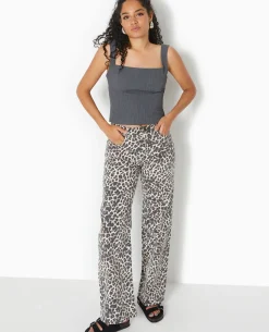 Top City Façon Corset - Gris Foncé