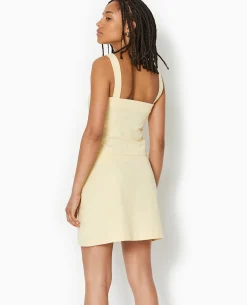 Top Court à Bretelles Façon Corset - Beige