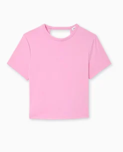 Top Dos-nu Avec Pan Twisté - Lilas