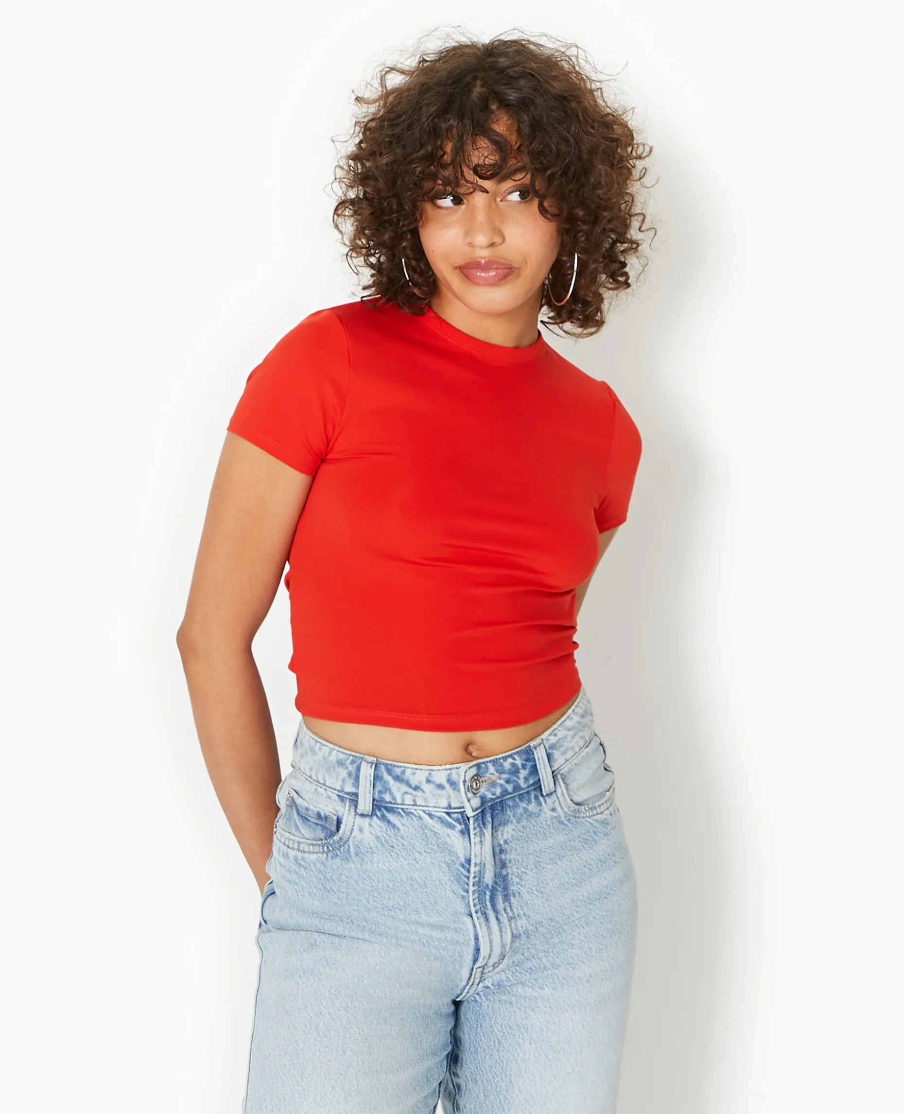 Top Dos-nu Avec Pan Twisté - Rouge