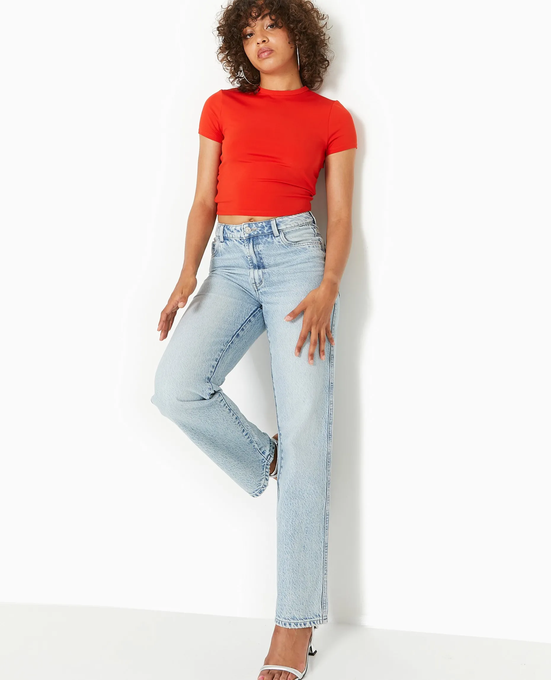 Top Dos-nu Avec Pan Twisté - Rouge