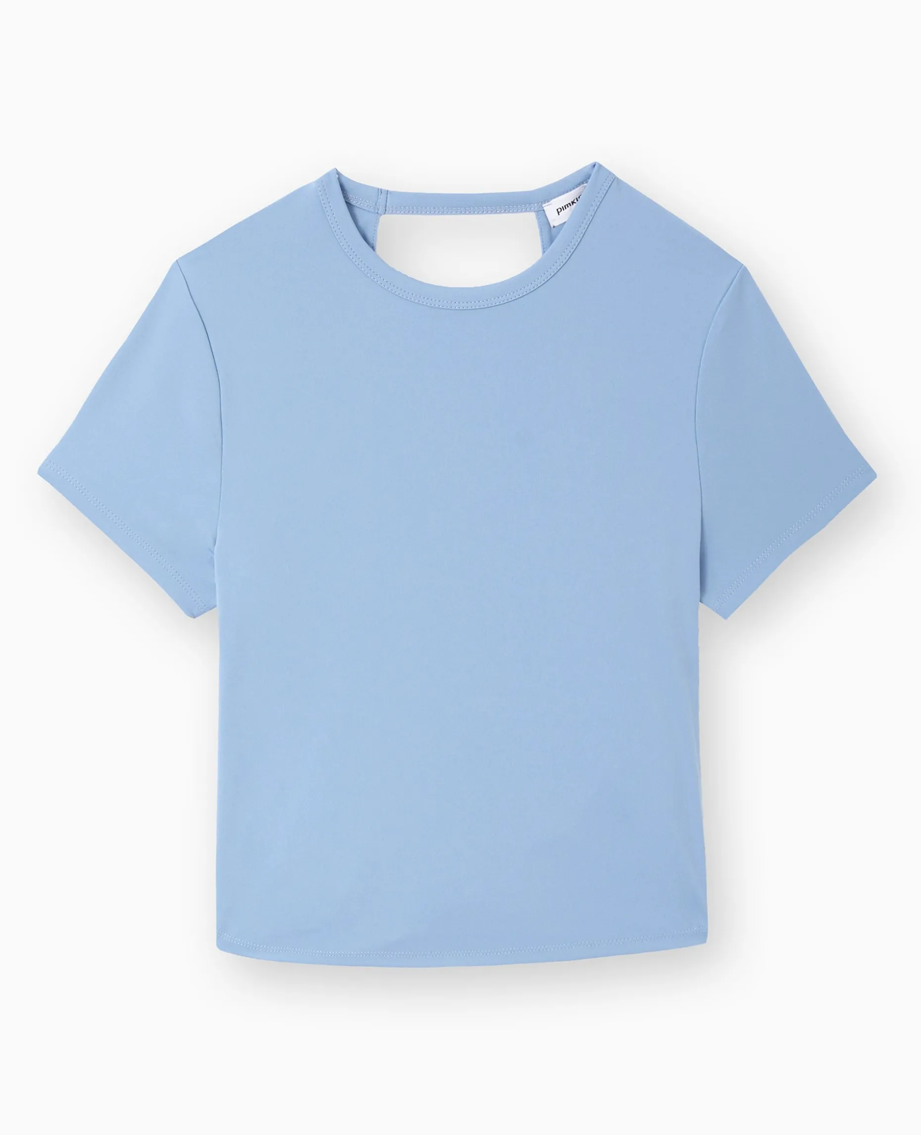 Top Dos-nu Avec Pan Twisté - Bleu