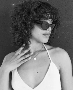 Top Dos-nu En Maille Rustique - Blanc
