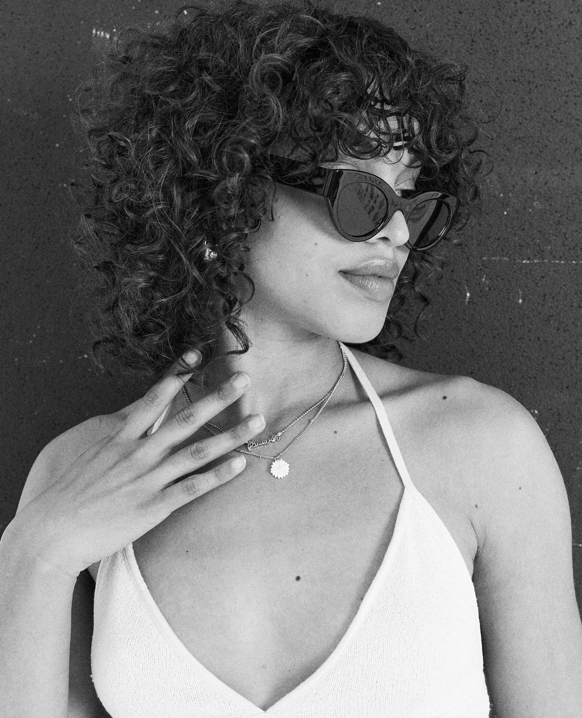 Top Dos-nu En Maille Rustique - Blanc