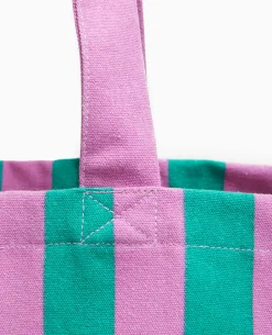 Tote Bag XXL Rayé - Lilas