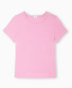 T-shirt Ajusté Manches Courtes - Lilas