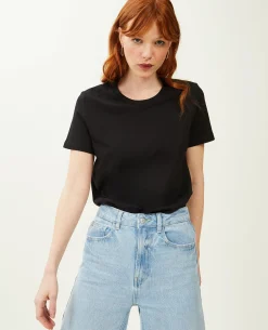 T-shirt Basique Col Rond - Noir