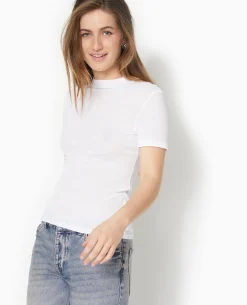 T-shirt En Maille Légè;re - Blanc
