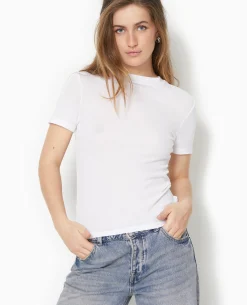 T-shirt En Maille Légè;re - Blanc
