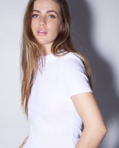 T-shirt En Maille Légè;re - Blanc