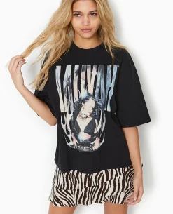T-shirt Oversize AALIYAH - Noir