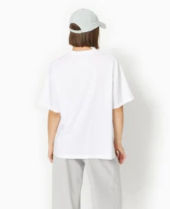 T-shirt Oversize Avec Print - Orange