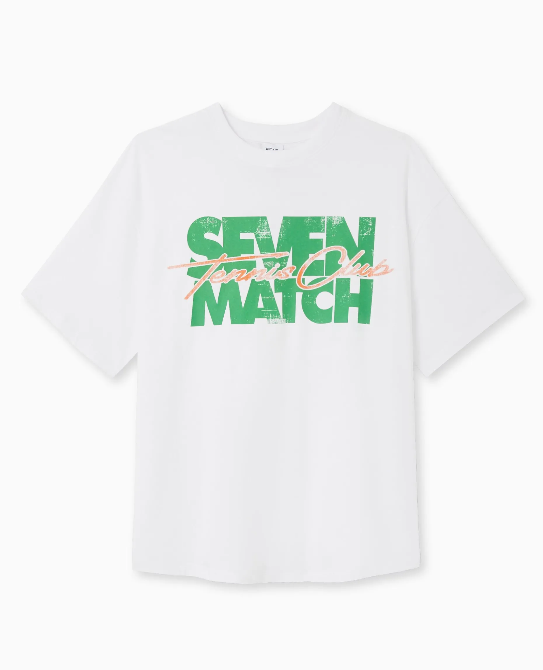 T-shirt Oversize Avec Print - Vert Kaki