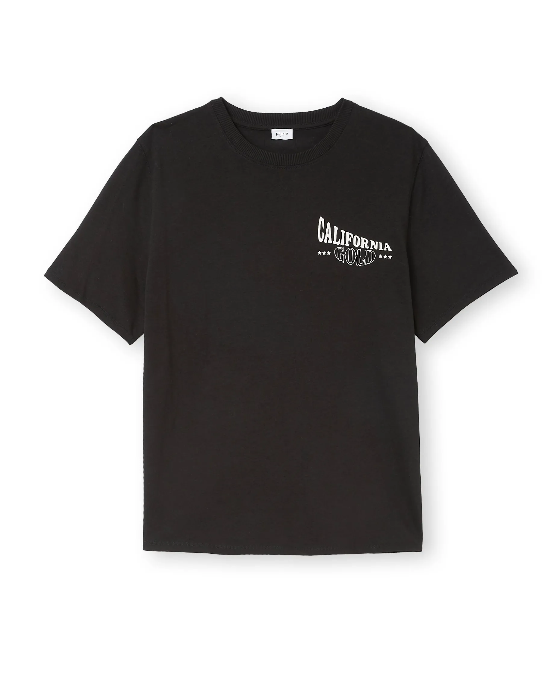 T-shirt Oversize Avec Print Devant Et Dos - Noir