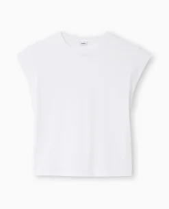 T-shirt Oversize Sans Manches - Blanc