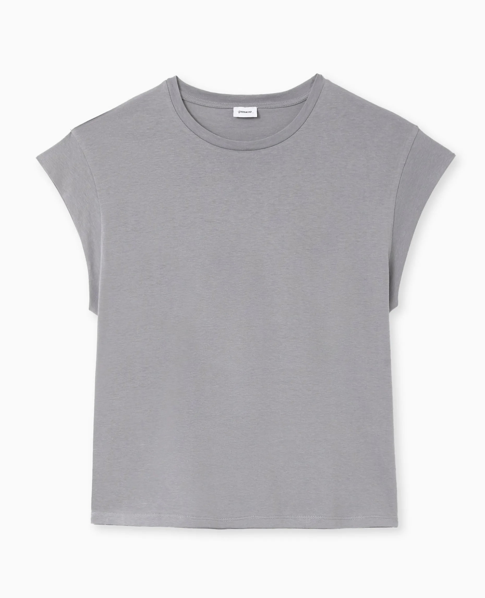 T-shirt Oversize Sans Manches - Gris