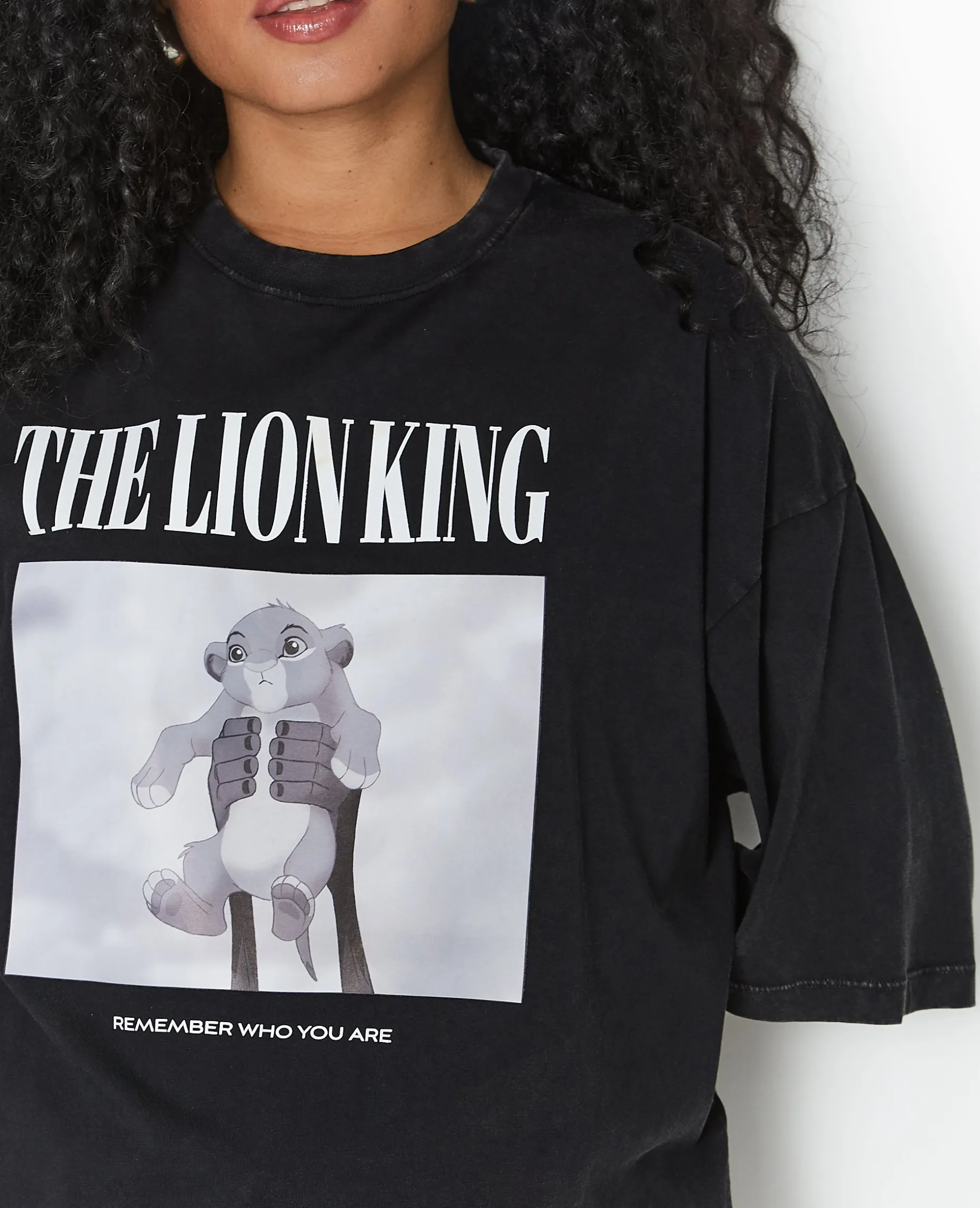 T-shirt Oversize THE LION KING - Noir